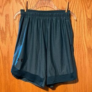 Under Armour Men's Dark Teal Athletic Shorts